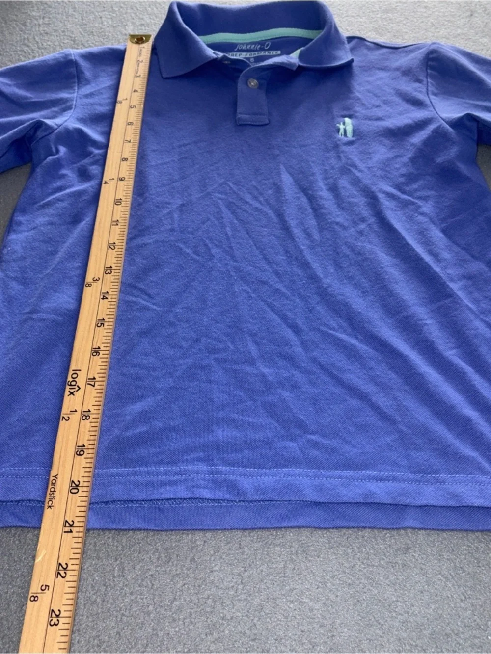 Boys’ Johnnie-O Prepformance Short Sleeve Polo Size 8